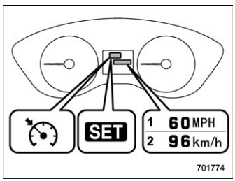 Subaru Forester. To set cruise control