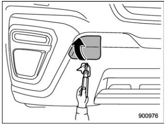 Subaru Forester. Towing hooks. Front towing hook