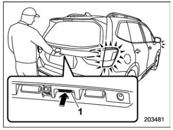 Subaru Forester. Unlocking