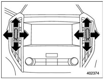 Subaru Forester. Ventilator control