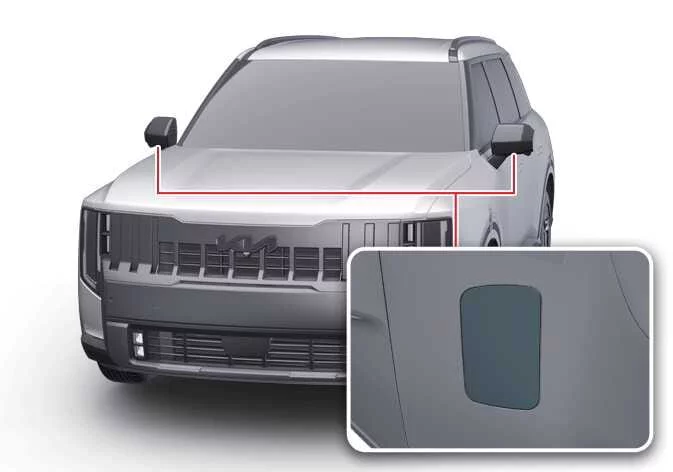 Kia Telluride puddle lamp and welcome lighting operation