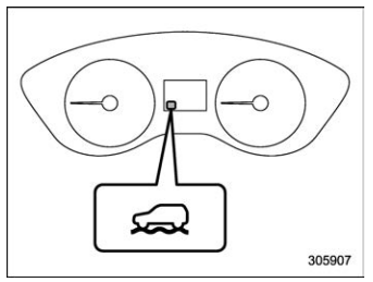 Subaru Forester. X-MODE indicator light (if equipped) / Hill descent control indicator light (if equipped)