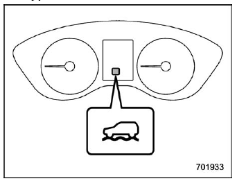 Subaru Forester. X-MODE indicator light (if equipped) / Hill descent control indicator light (if equipped)