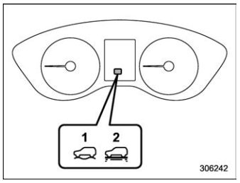 Subaru Forester. X-MODE indicator light (if equipped) / Hill descent control indicator light (if equipped)